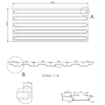 8ft roof panel dims
