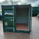9ft shipping container open door