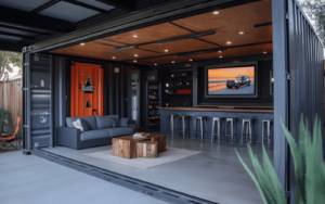 Man Cave in Garden