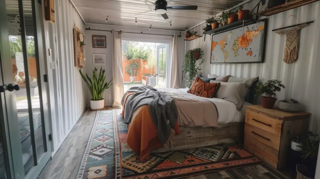 She shed guest room